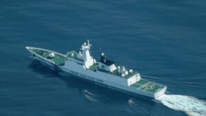 China holds National Day ceremony in waters off atoll claimed by Philippines