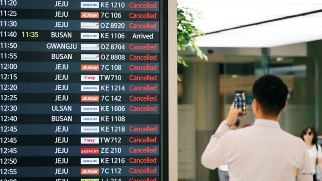 South Korea airport workers go on strike starting on Wednesday, Korea Airports Corp says