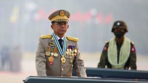 Myanmar junta chief admits election won’t be nationwide, as war continues