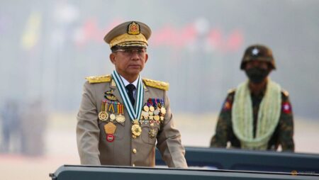 Myanmar junta chief admits election won’t be nationwide, as war continues