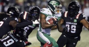 Riders halt losing streak, Redblacks playoff hopes