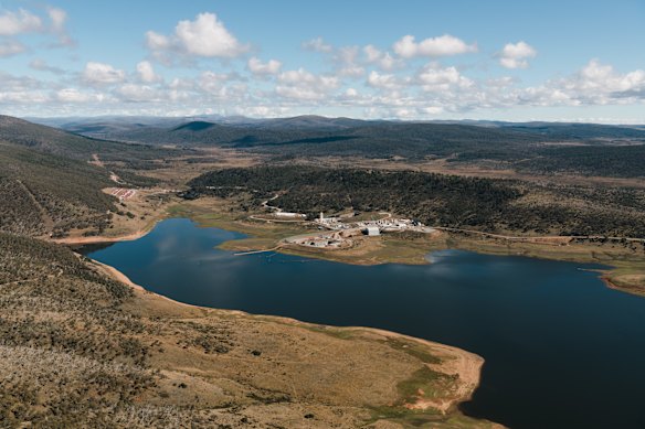 Tantangara Reservoir is part of Snowy Hydro 2.0. 