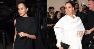 Every Outfit Meghan Markle Wore During Surprise Paris Fashion Week Appearance: Her Pantsuit, Dress and More
