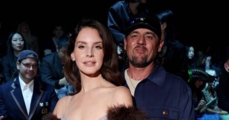 Lana Del Rey and Husband Jeremy Dufrene Pack on the PDA at Paris Fashion Week in Rare Public Outing
