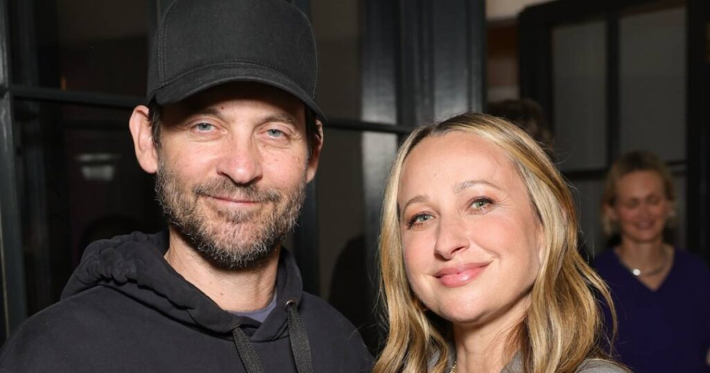 Tobey Maguire Supports Ex-Wife Jennifer Meyer at 20th Anniversary Party for Her Jewelry Brand