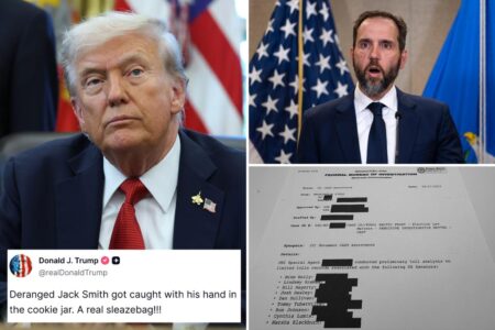 Trump rips ‘sleazebag’ Jack Smith after revelation that the FBI obtained Republicans’ phone records