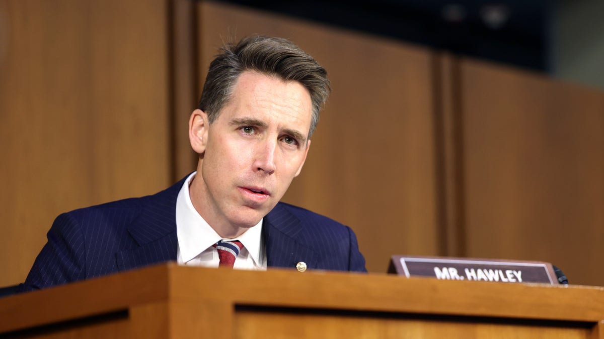 Senator Josh Hawley speaking