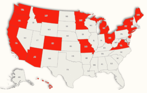 Map shows US states raising minimum wage in 2026