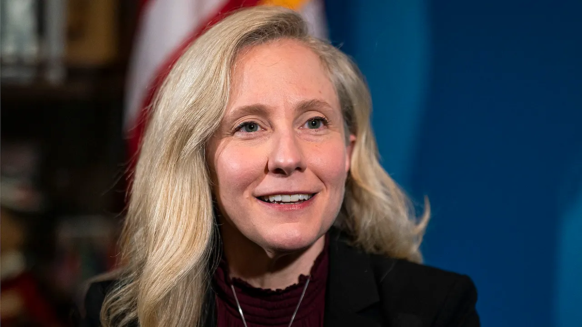 Abigail Spanberger is smiling here