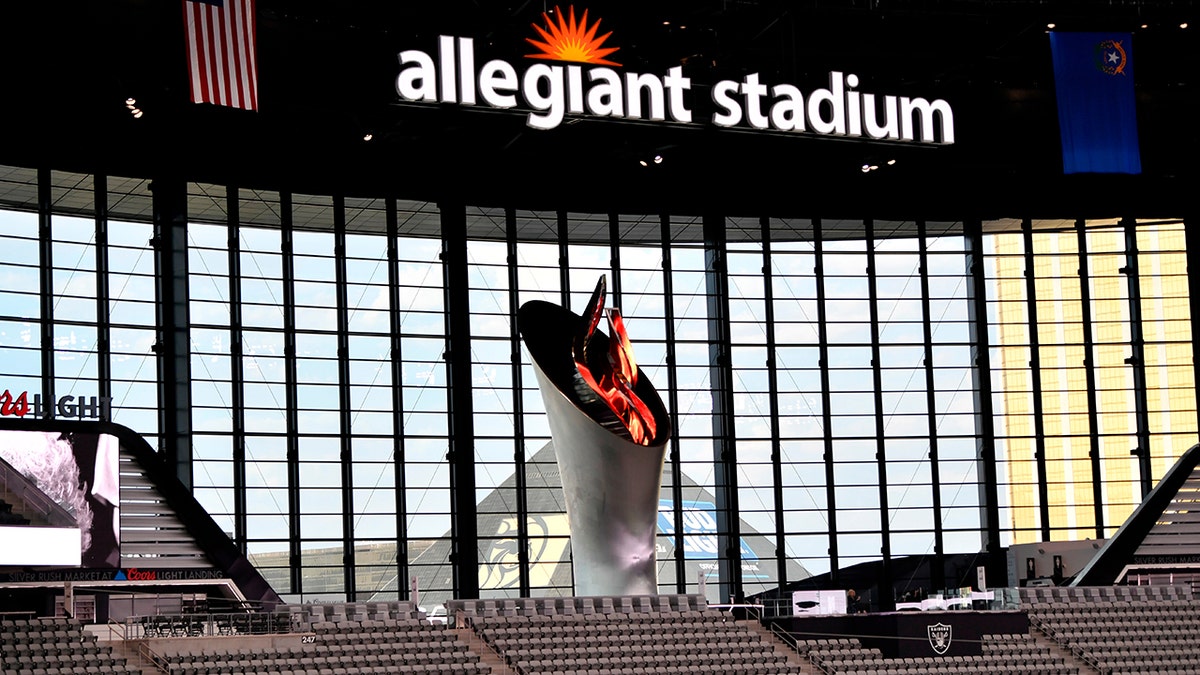 Allegiant Stadium torch