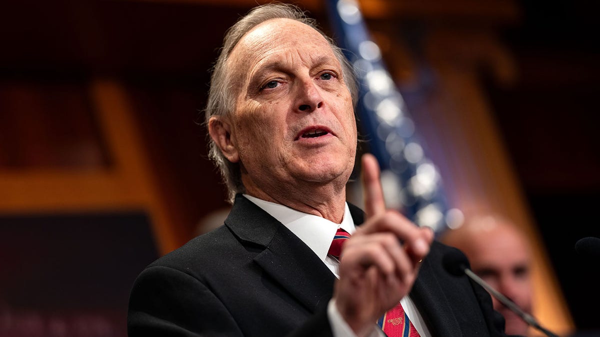 Rep. Andy Biggs speaks during a news conference