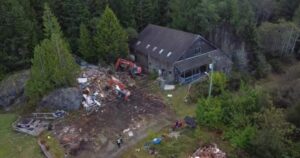 Residential school buildings demolished on B.C. island, survivor says it’s a new chapter