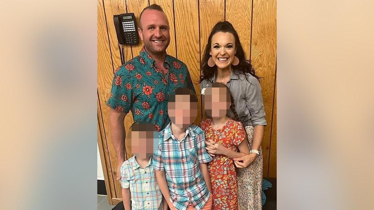 A family posing for a picture