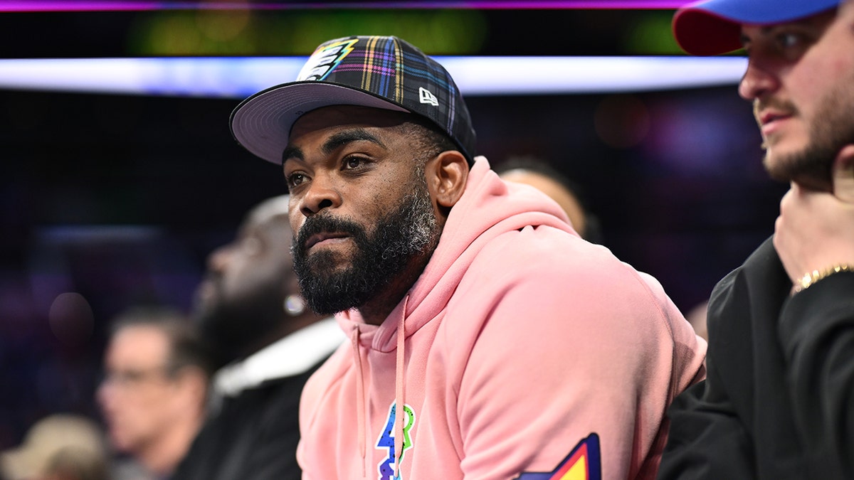 Brandon Graham at an NBA game