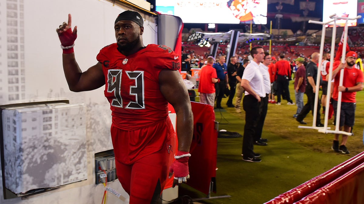 Gerald McCoy exits a game