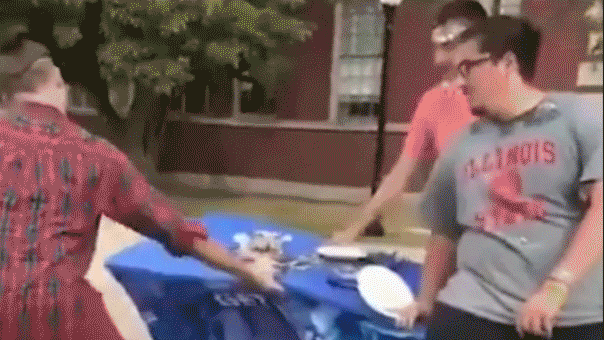 Turning Point table flipper threatened Trump, arrested by feds after firing from teaching assistant job: FBI Turning Point table flipper threatened Trump, arrested by feds after firing from teaching assistant job: FBI