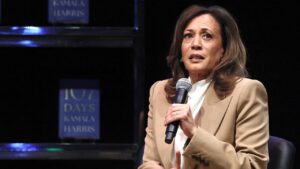 Kamala Harris takes apparent shot at Trump admin in bizarre outburst: ‘These mother—– are crazy’