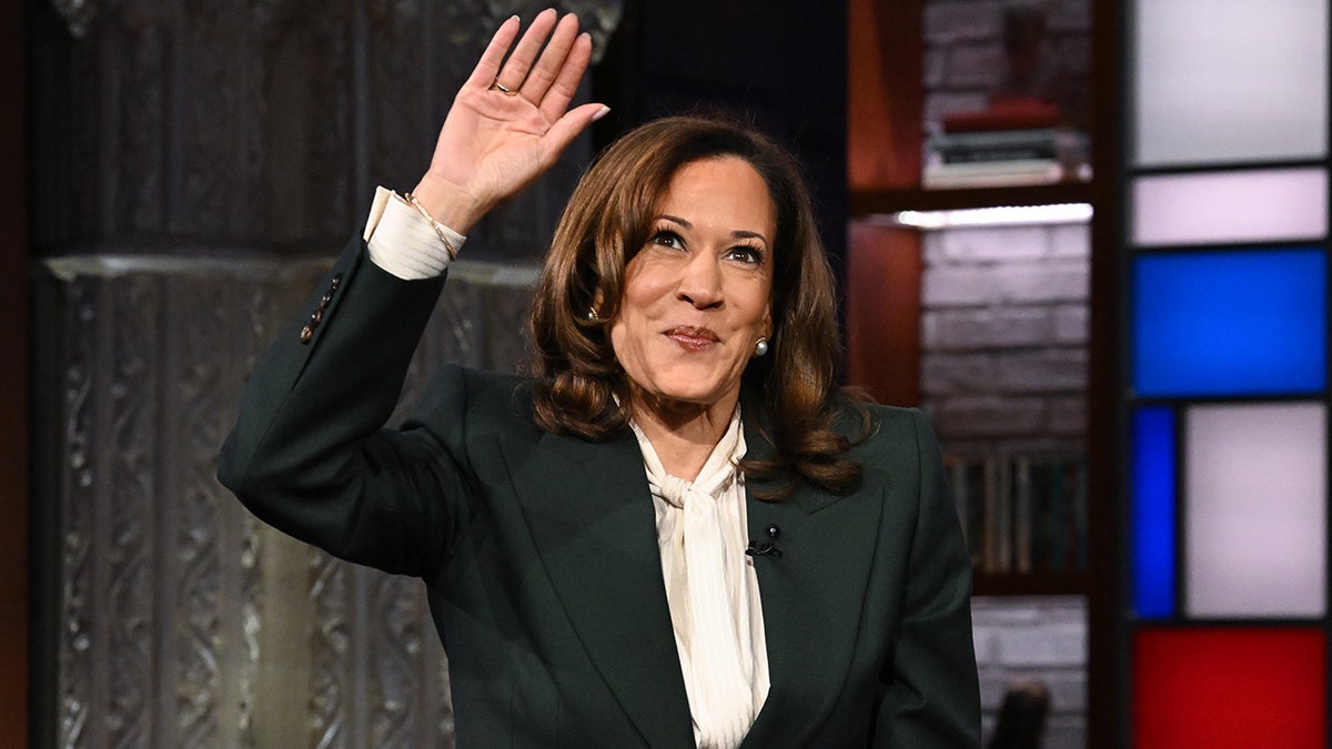 Kamala Harris on "The Late Show"