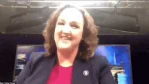 Katie Porter’s third controversial video in one week shows tense exchange with staff over studio lighting