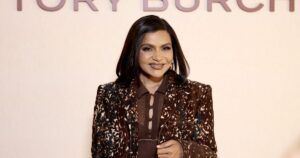 We Can’t Stop Eyeing Mindy Kaling’s Suede Brown Purse, and This  Lookalike Delivers