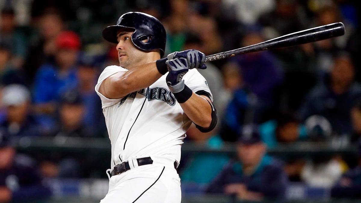 Jesus Montero swings the bat