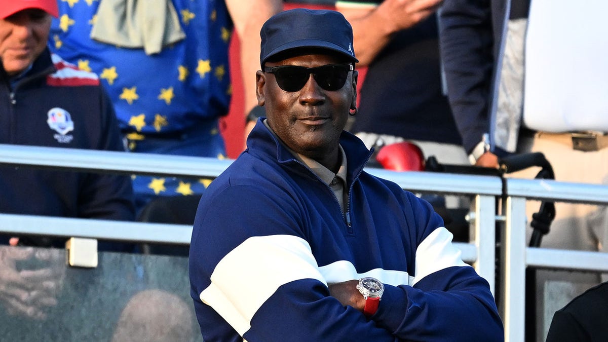 Michael Jordan at the 2025 Ryder Cup