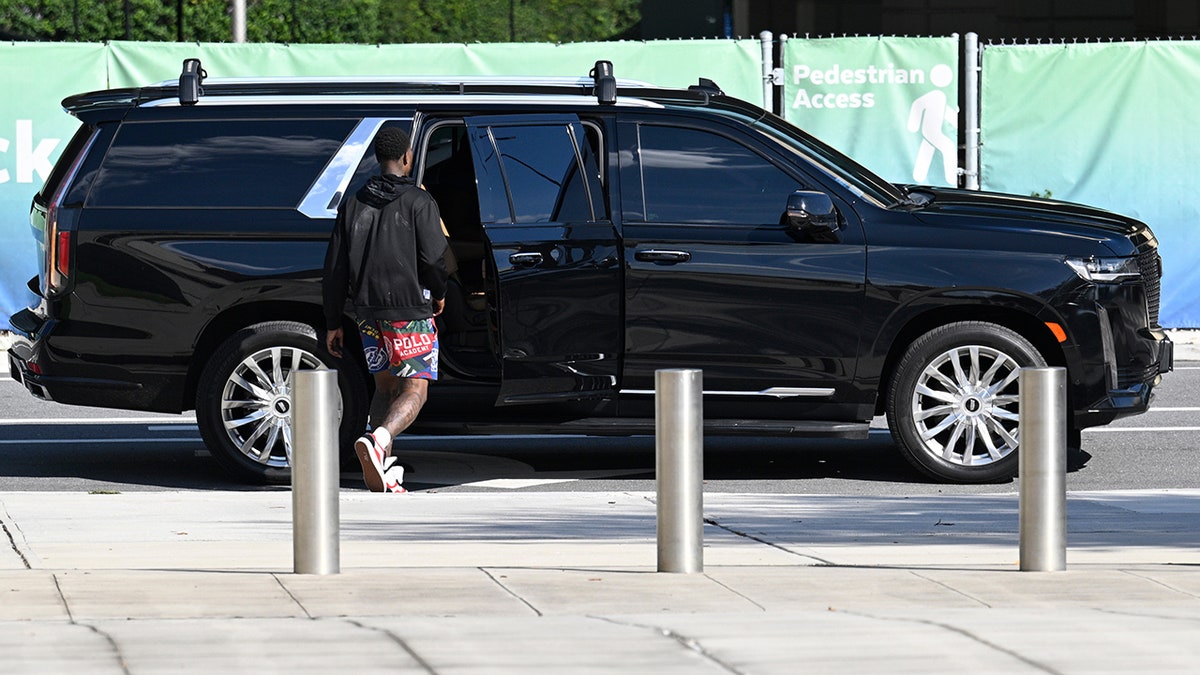 Terry Rozier leaves court