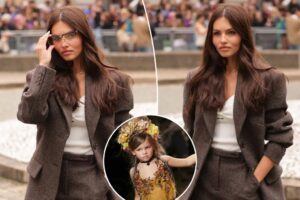 ‘Most beautiful girl in the world’ Thylane Blondeau turns heads at Paris fashion week — and swears she hasn’t had work done