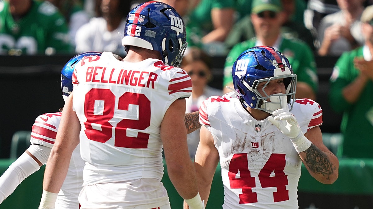 Cam Skattebo scores a TD