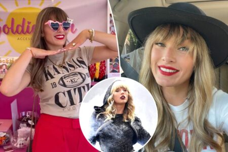 Taylor Swift lookalike makes up to 0 per hour in boom from ‘Life of a Showgirl’ release