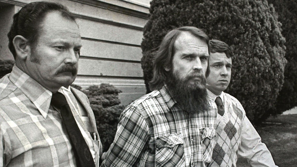 Ron Lafferty being arrested.
