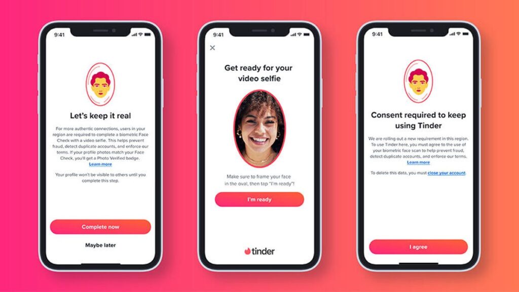 Tinder Users Must Start Logging In With Their Faces, Starting Nationwide Tinder Users Must Start Logging In With Their Faces, Starting Nationwide