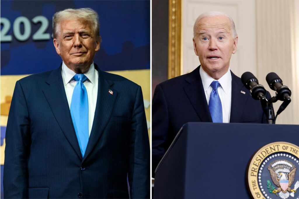 Trump appears to call for Joe Biden to be jailed: ‘love watching him squirm’