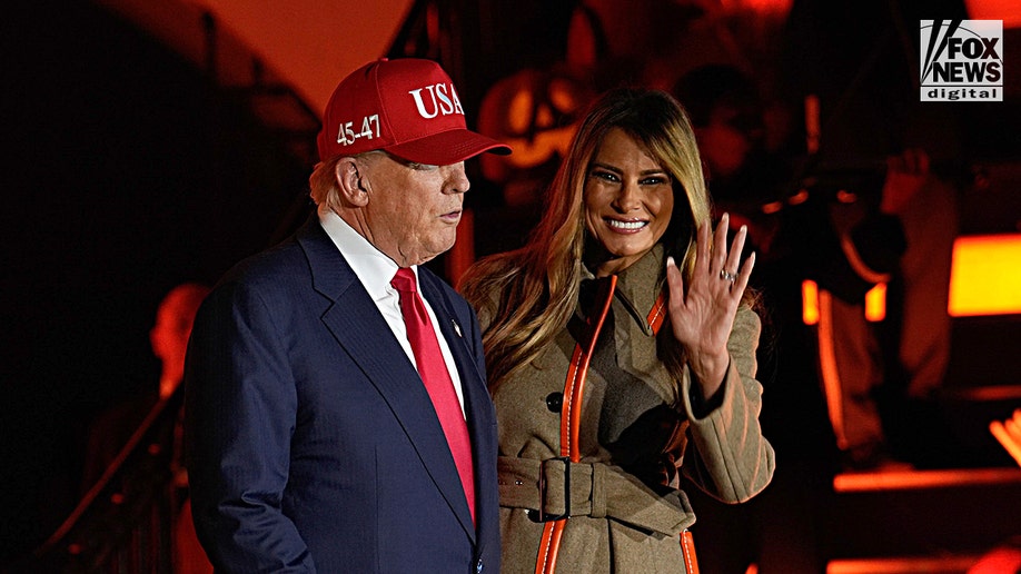 President Donald Trump hosts Halloween with first lady Melania Trump at the White House