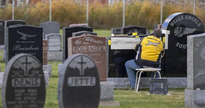 Name of founding Hells Angels member appears on Montreal-area tombstone Name of founding Hells Angels member appears on Montreal-area tombstone