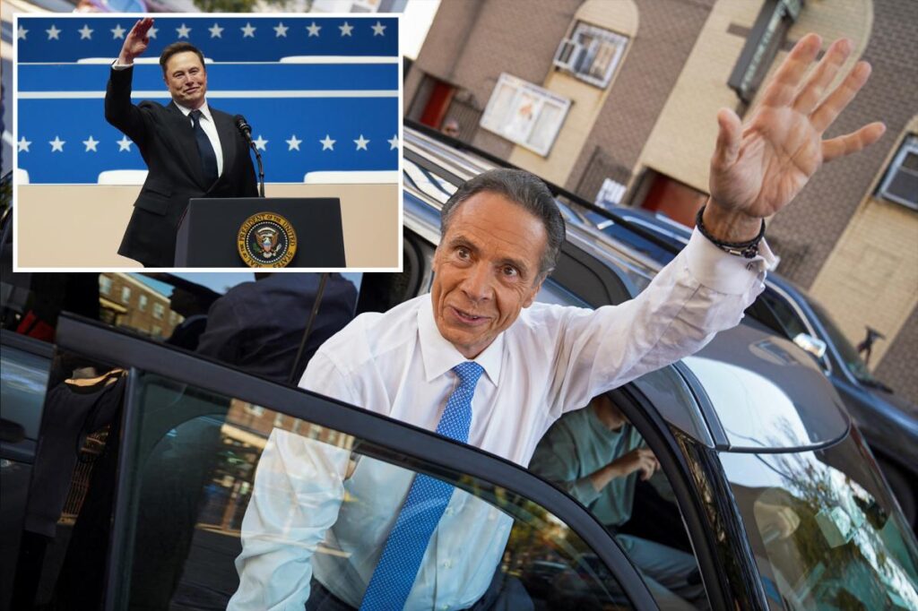 Elon Musk backs Andrew Cuomo in NYC mayoral race Elon Musk backs Andrew Cuomo in NYC mayoral race