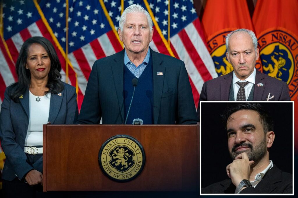 Nassau County leaders launch campaign to reel in NYC residents fearful of Zohran Mamdani regime Nassau County leaders launch campaign to reel in NYC residents fearful of Zohran Mamdani regime