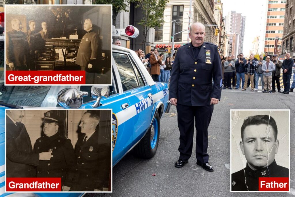 NYPD detective whose family roots with department span 4 generations back to 1884 retires in moving ceremony NYPD detective whose family roots with department span 4 generations back to 1884 retires in moving ceremony
