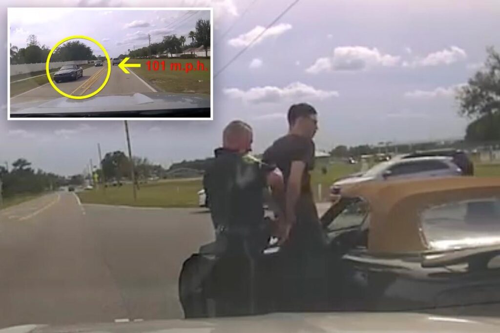 Police bust 2 drivers for topping 100 mph near Florida school zone Police bust 2 drivers for topping 100 mph near Florida school zone