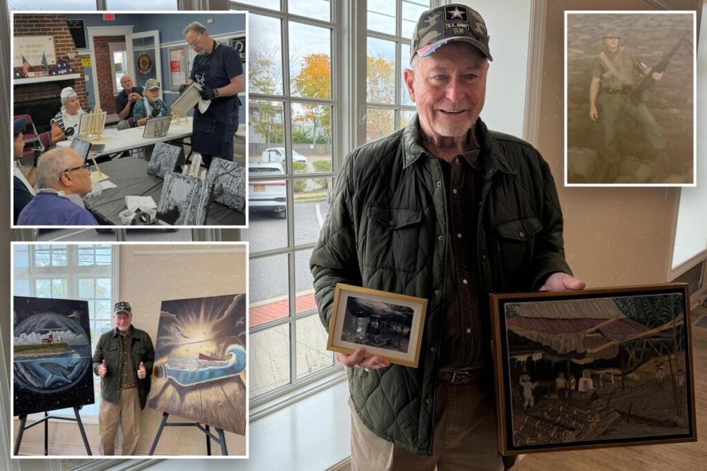 Vietnam vet from Long Island finds solace in painting and teaches it to soldiers fighting PTSD: ‘I was getting daymares’