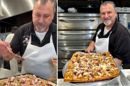Exclusive | Long Island pizzeria goes viral for Thanksgiving pie with all the trimmings: ‘Probably sold over 500 pies’