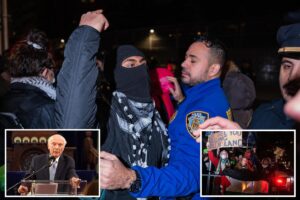 Exclusive | Shaken Holocaust-survivor rabbi of NYC synagogue targeted by anti-Israel rally worries what could have happened without cops