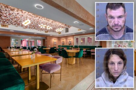 ‘Amorous’ couple caught on camera having sex in Arizona eatery before robbing it: cops