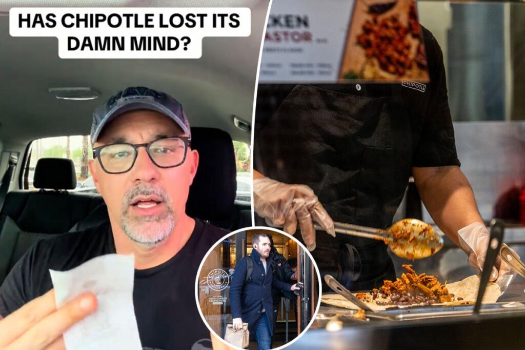 Chipotle has ‘lost its damn mind’: Customer crashes out after paying ‘unbelievable’ on meal for two Chipotle has ‘lost its damn mind’: Customer crashes out after paying ‘unbelievable’ on meal for two