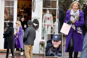 Jill Biden spotted popping into Nantucket lingerie shop on Black Friday