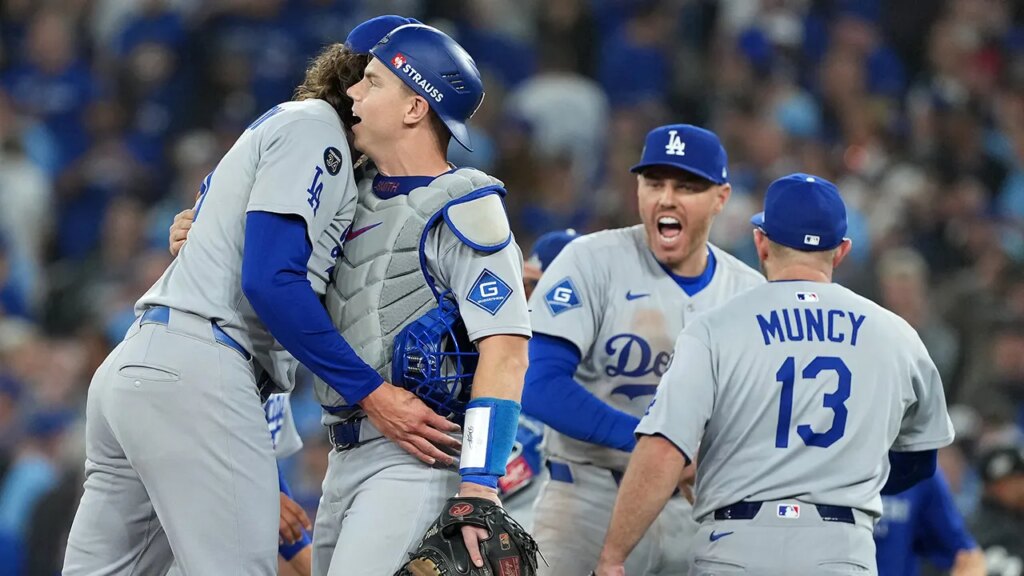 Dodgers stave off elimination to set up winner-take-all World Series Game 7