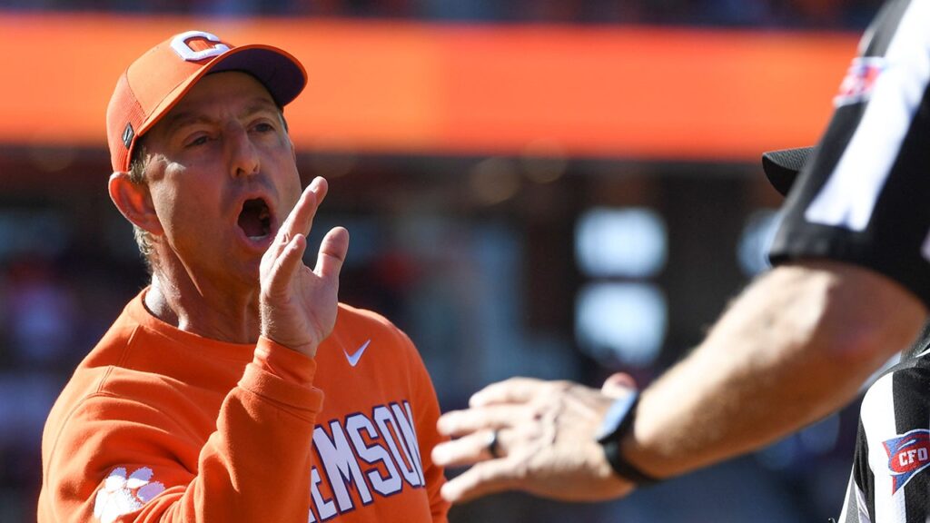 Dabo Swinney lashes out at players in sideline outburst as Duke delivers Clemson’s latest heartbreaking loss