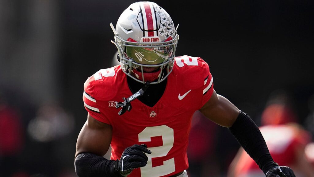College football fans furious as Ohio State star avoids ejection after brutal hit to Penn State receiver College football fans furious as Ohio State star avoids ejection after brutal hit to Penn State receiver