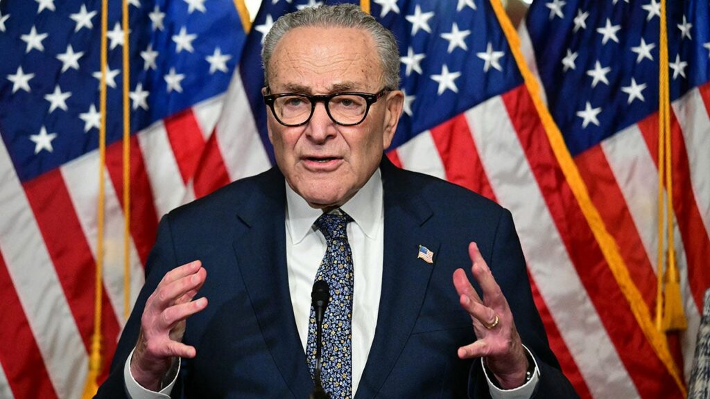Schumer pushes shutdown into record books after rejecting GOP bill a 14th time Schumer pushes shutdown into record books after rejecting GOP bill a 14th time
