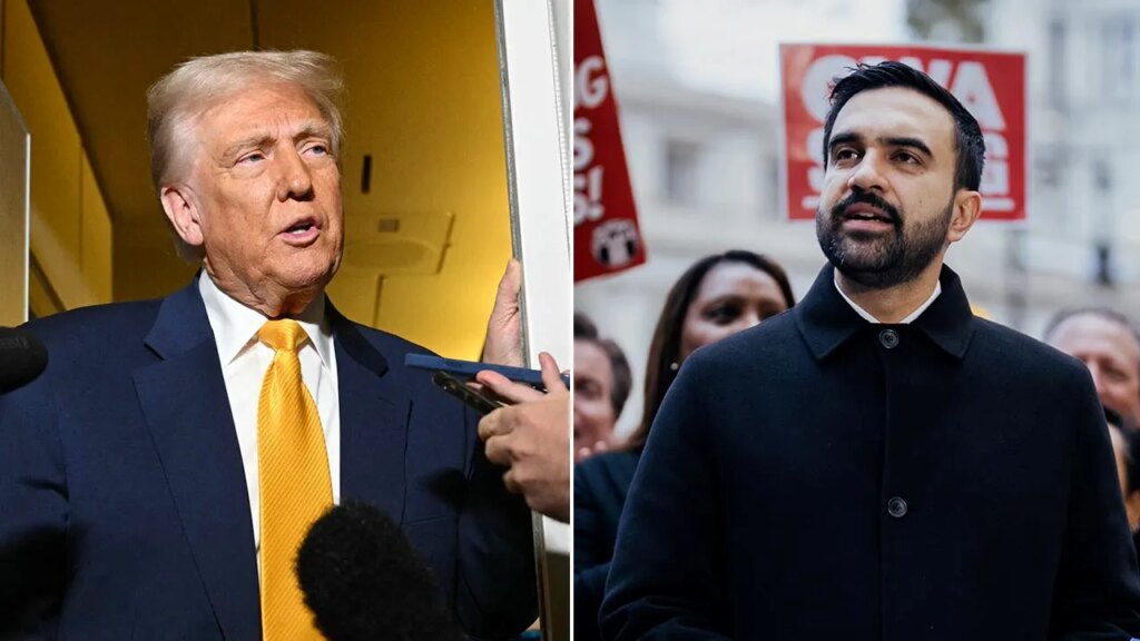 Trump says Mamdani ‘thinks it’s wonderful to have men playing in women’s sports,’ mocks trans weightlifter Trump says Mamdani ‘thinks it’s wonderful to have men playing in women’s sports,’ mocks trans weightlifter